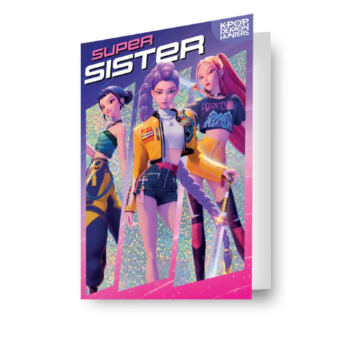 KPop Demon Hunters Sister Birthday Card