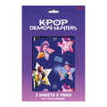 KPop Demon Hunters 2 Sheet & 2 Tag Gift Wrap