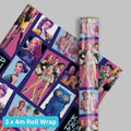 KPop Demon Hunters 4m Roll Wrapping Paper - 3 Pack Bundle