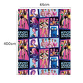 KPop Demon Hunters 4m Roll Wrapping Paper - 3 Pack Bundle