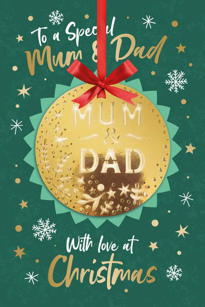 Non Licensed Mum & Dad Christmas Card