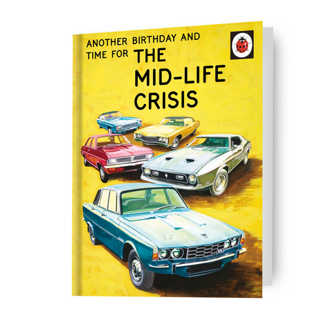 Ladybird Books 'Mid-Life Crisis' Birthday Card