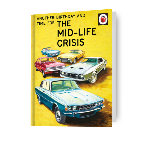 Ladybird Books 'Midlife Crisis' verjaardagskaart