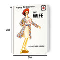 Ladybird Books 'The Wife' Birthday Card