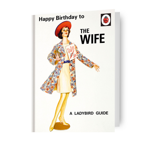 Ladybird Books 'The Wife' Birthday Card