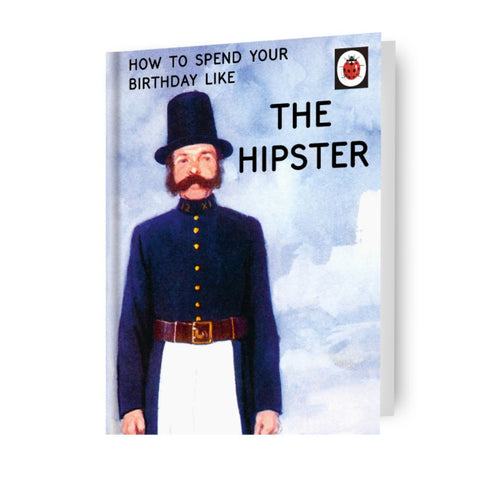 Ladybird Books 'The Hipster' Birthday Card