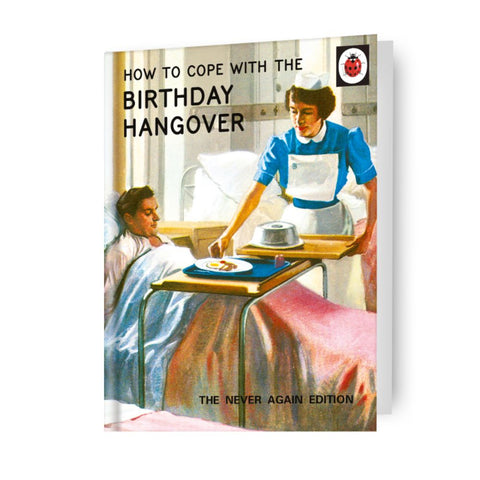 Ladybird Books 'How To Cope With The Birthday Hangover' Birthday Card