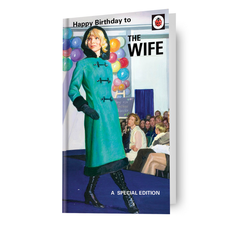 Ladybird Books 'The Wife' Birthday Card