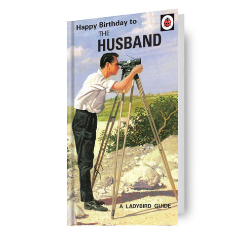 Ladybird Books 'Husband' Birthday Card
