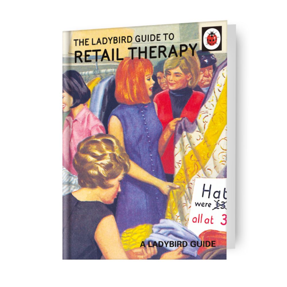 Verjaardagskaart 'Retail Therapy' van Ladybird Books