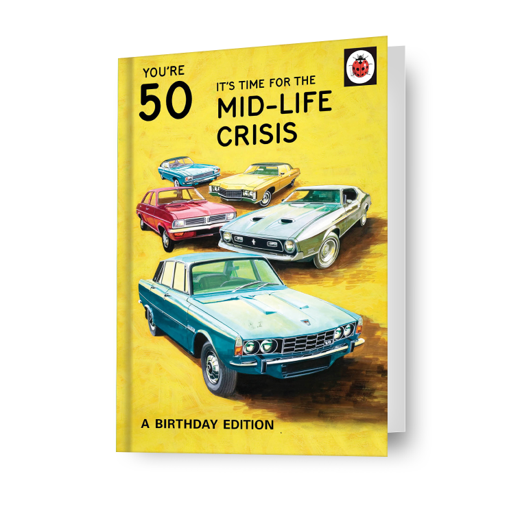 Ladybird Books Verjaardagskaart voor 50-jarigen