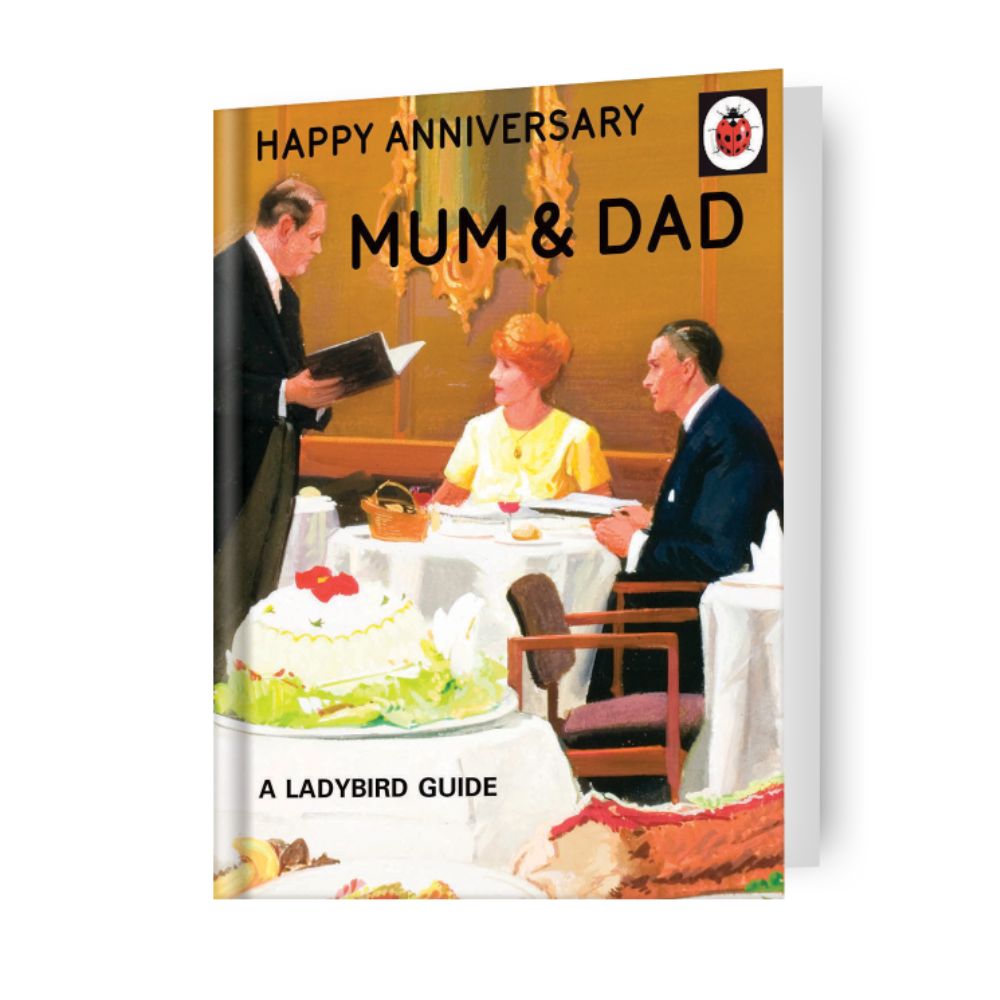 Ladybird Books 'Happy Anniversary Mum & Dad'-kaart