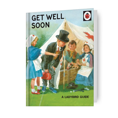 Ladybird Books 'Get Well Soon' Card