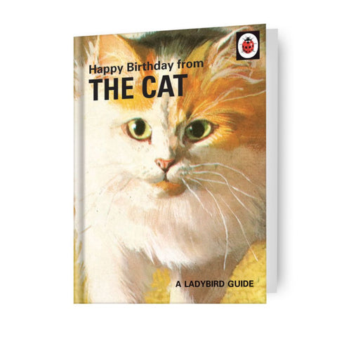 Ladybird Books 'Happy Birthday From The Cat' Birthday Card