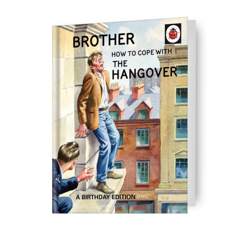 Ladybird Books Brother 'Hope To Cope With The Hangover' Birthday Card