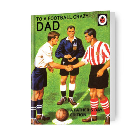 Ladybird Books 'Football Crazy' Father's Day Card