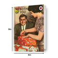 Ladybird Books Couple Christmas Card