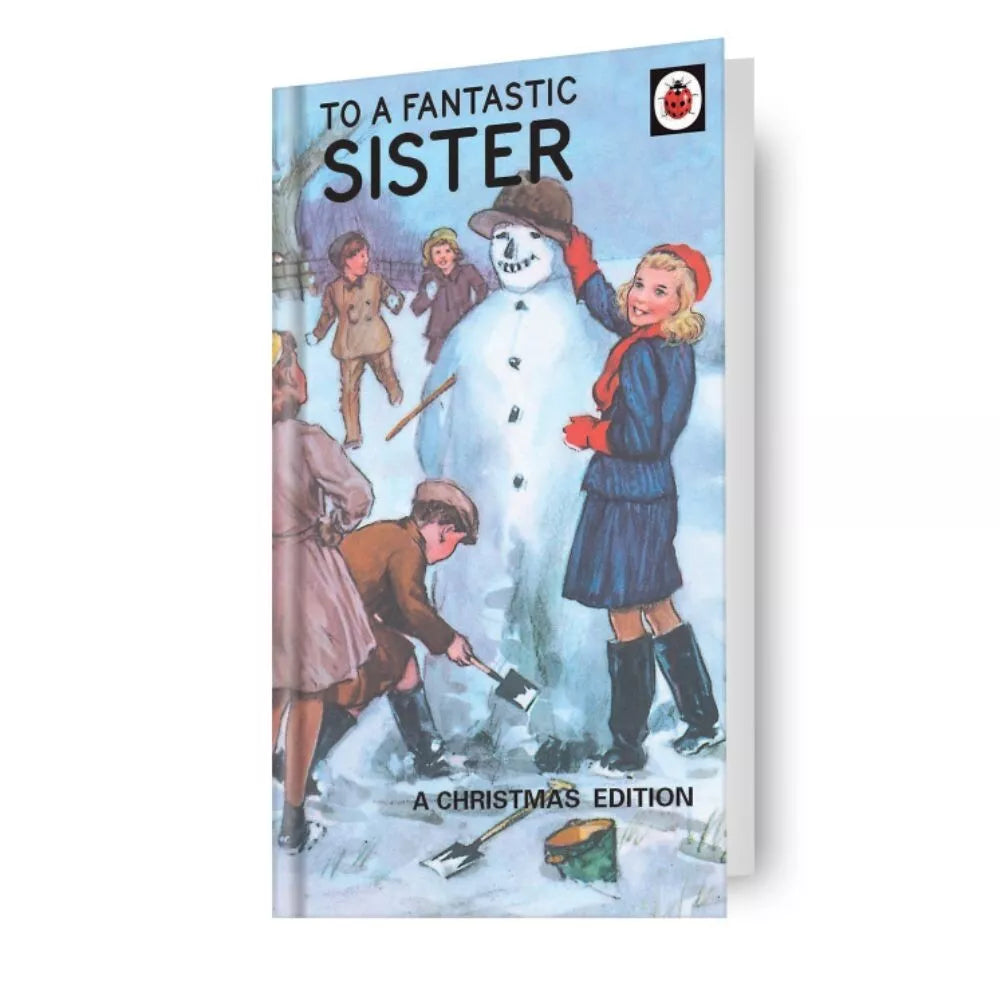 Ladybird Books 'Fantastic Sister' Christmas Card