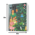 Ladybird Books 'Darling Wife' Christmas Card