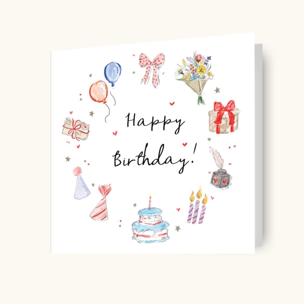 LUCY CLAIRE ILLUSTRATIONS BIRTHDAY CARD