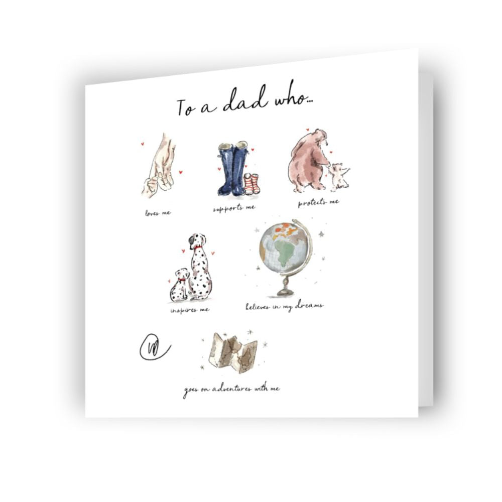 Lucy Claire Illustrations Father's Day Card