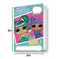 LOL Surprise Birthday Card With Sticker Sheet