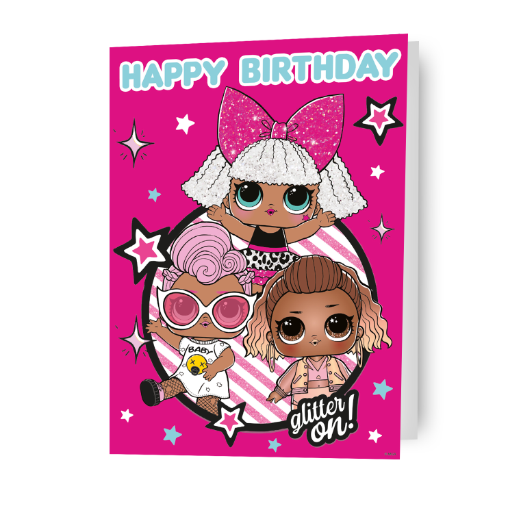 LOL Surprise Doll 'Happy Birthday' Card