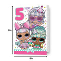 LOL Surprise Age 5 Birthday Card