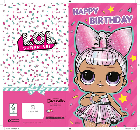 LOL Surprise Birthday Card