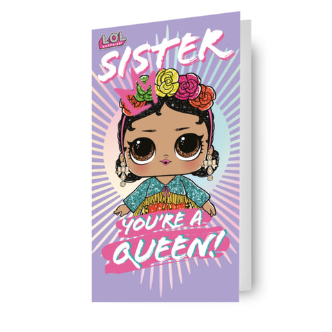 LOL Surprise Sister Birthday Card