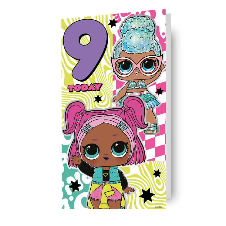 LOL Surprise 9th Birthday Card (LO005) - Character Brands - View #5