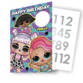 LOL Surprise Age Sticker Birthday Card