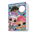 LOL Surprise Age Sticker Birthday Card