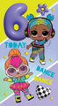 LOL Surprise Age 6 Birthday Card