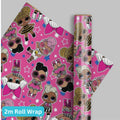 LOL Surprise Gift Wrap Roll 2m