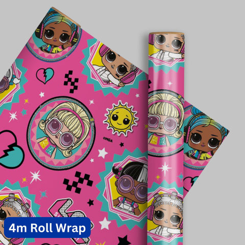 LOL Surprise Wrapping Paper 4m Roll