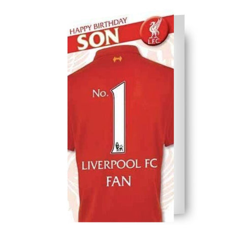 Liverpool FC 'Happy Birthday Son' Birthday Card