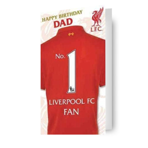 Liverpool FC 'Happy Birthday Dad' Birthday Card