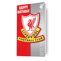 Biglietto con stemma di buon compleanno Liverpool