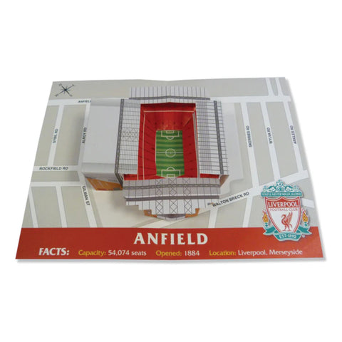 Liverpool FC Anfield Stadium Pop Up Card