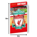Liverpool FC Personalise Birthday Card With Sticker Sheet