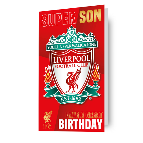 Liverpool FC 'Son' Birthday Card