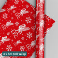 Liverpool FC Christmas 3m Roll Wrapping Paper - 3 Pack Bundle