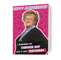 Mrs Brown's Boys 'Happy Anniversary' Card