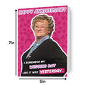 Mrs Brown's Boys 'Happy Anniversary' Card