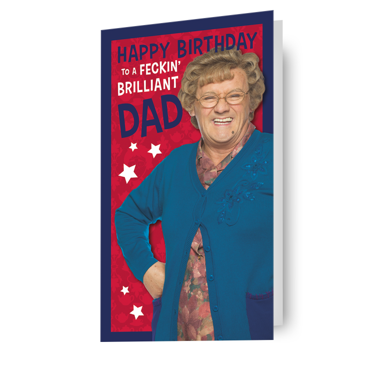 Mrs Brown's Boys 'Dad' Birthday Card