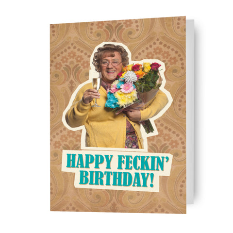 Mrs Brown's Boys 'Feckin'' Birthday Card