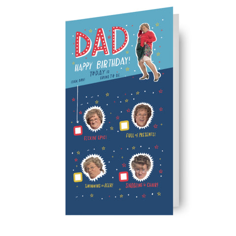 Mrs Brown's Boys Dad Birthday Card