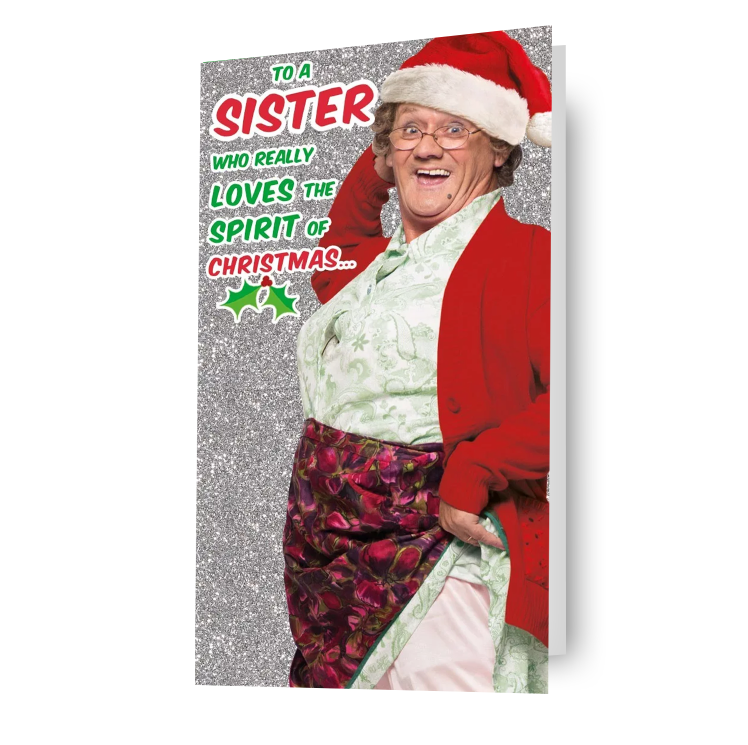 Mrs Brown's Boys 'Sister' Christmas Card