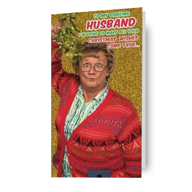 Mrs Brown's Boys 'Husband' Christmas Card